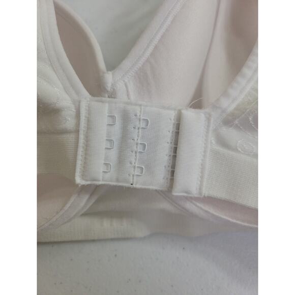 Bali Comfort Revolution White Shaping Smoothing Convertible Wire Free Bra SZ 38D - Picture 6 of 9